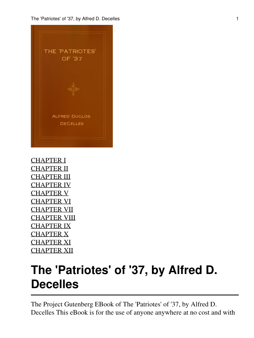 'Patriotes\' Of