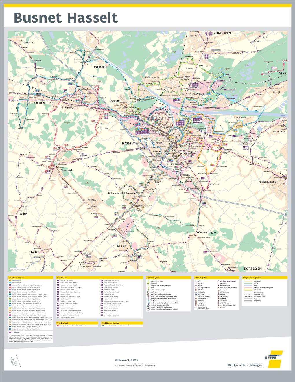 Zonhoven Genk Diepenbeek Hasselt Lummen Alken Ken