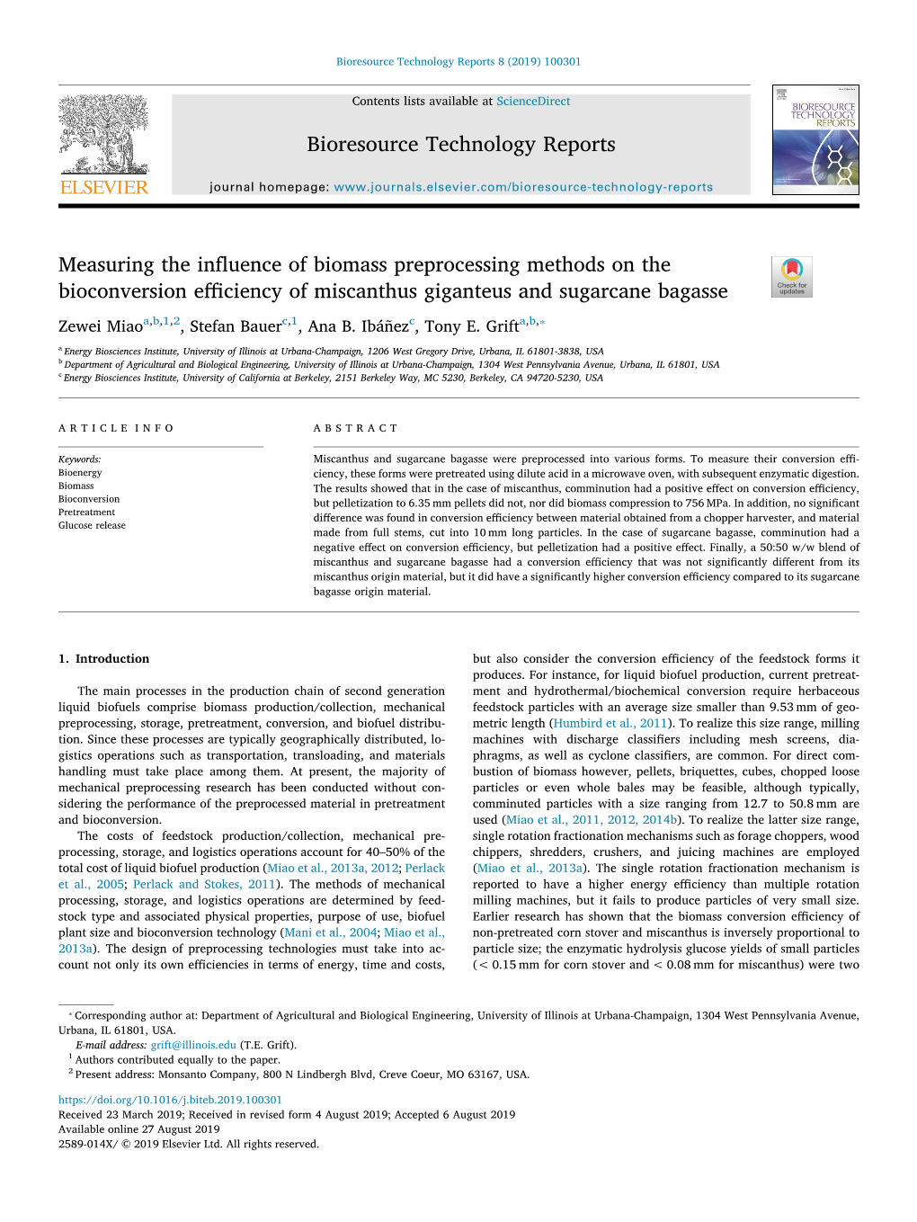 Measuring the Influence of Biomass Preprocessing Methods on The