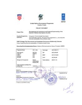 PIMS 4731 Croatia National Pas UNDP PRODOC