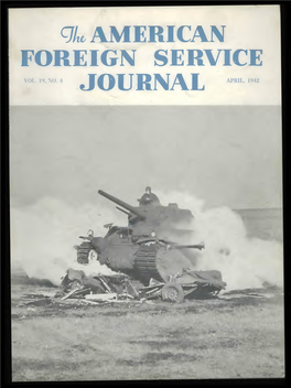 The Foreign Service Journal, April 1942