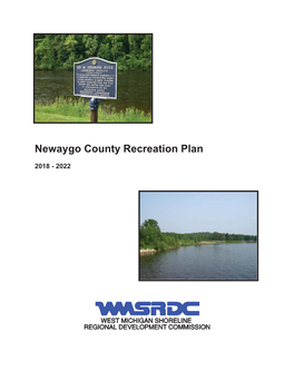 Newaygo County Recreation Plan: 2018 - 2022 Page I