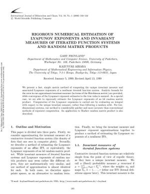 Rigorous Numerical Estimation of Lyapunov Exponents and Invariant Measures of Iterated Function Systems and Random Matrix Products