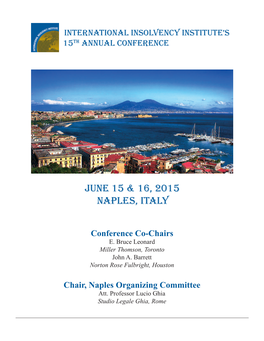 15Th Annual Conference Brochure