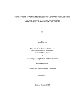 Potential Production of Molybdenum-99