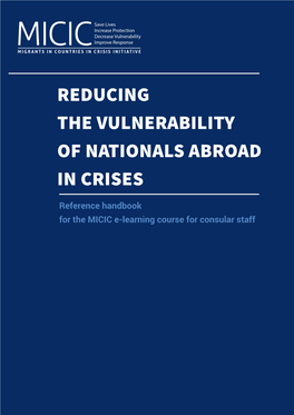 Reducing the Vulnerability of Nationals Abroad in Crises