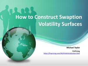 Swaption Volatility Surface Construction Tutorial | Finpricing
