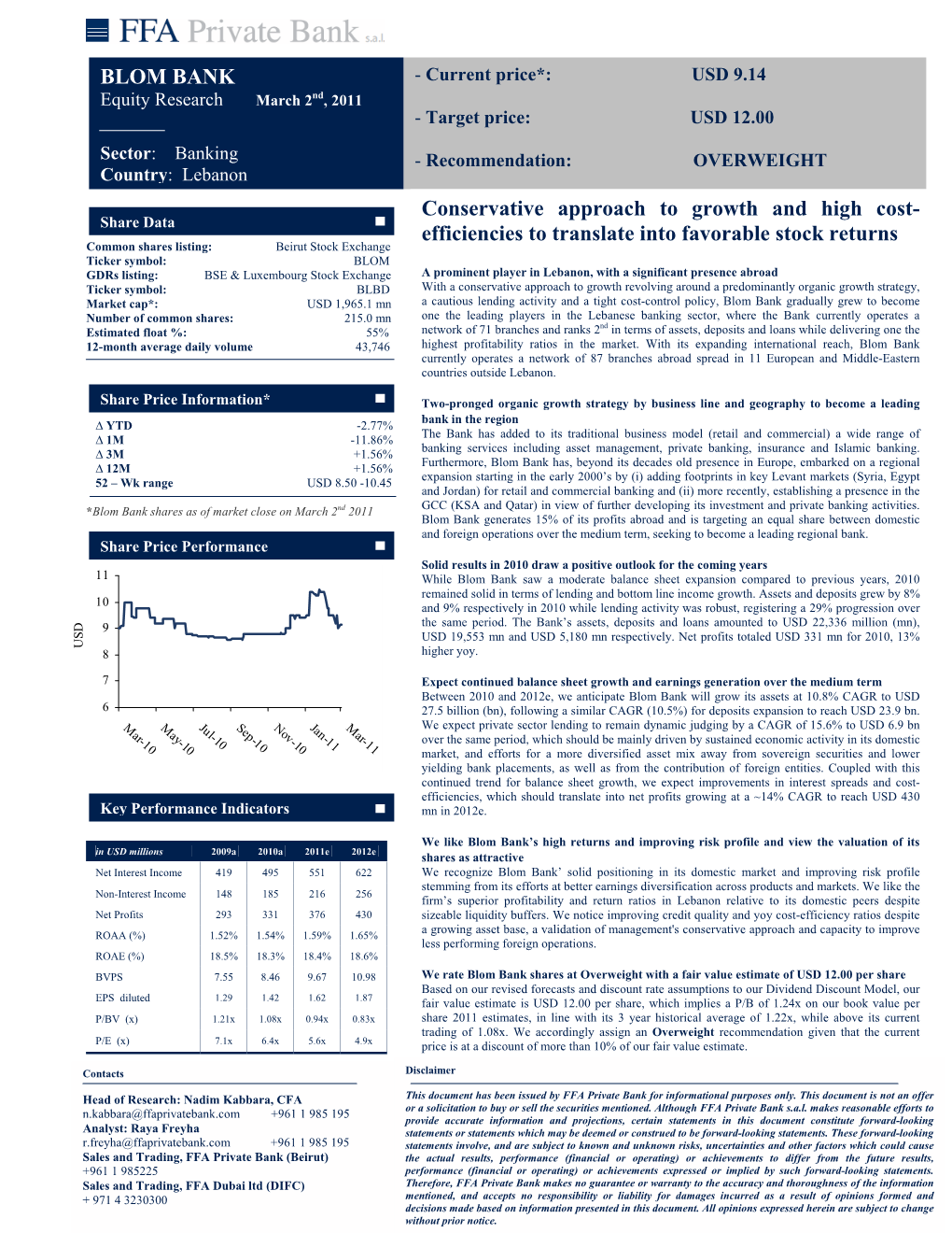 Blom Bank Research Update