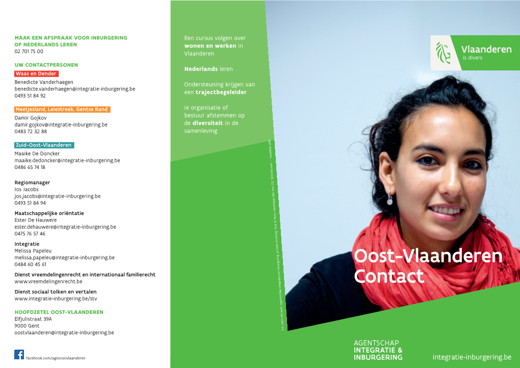 Oost-Vlaanderen Contact