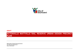 Actonville Wattville Rail Reserve Precinct Plan Draft Jun 2019