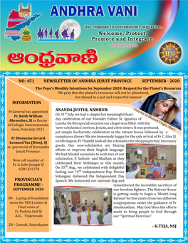 Andhra Vani September – 2020