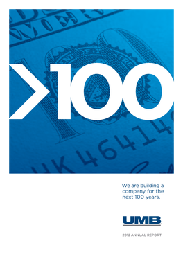UMB Annual Report