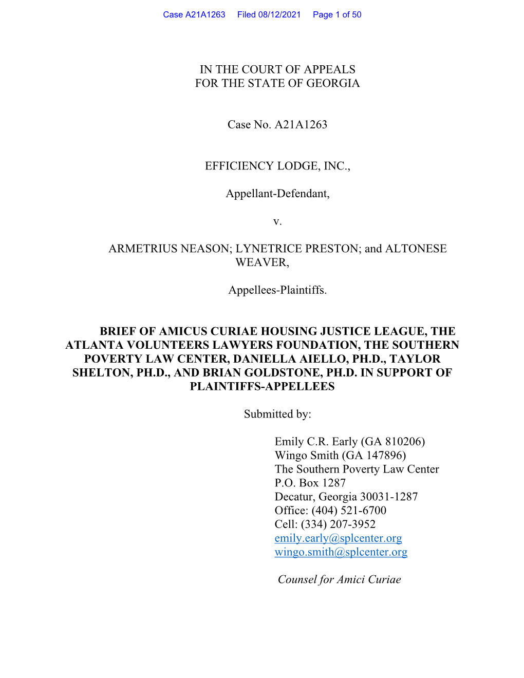 Amicus Brief