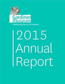 2015 Annual Report Contents