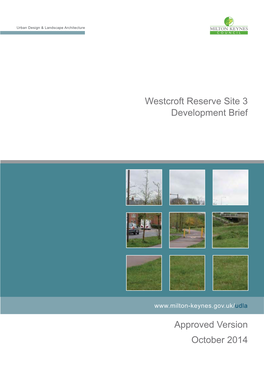 Westcroft Reserve Site 3 Development Brief