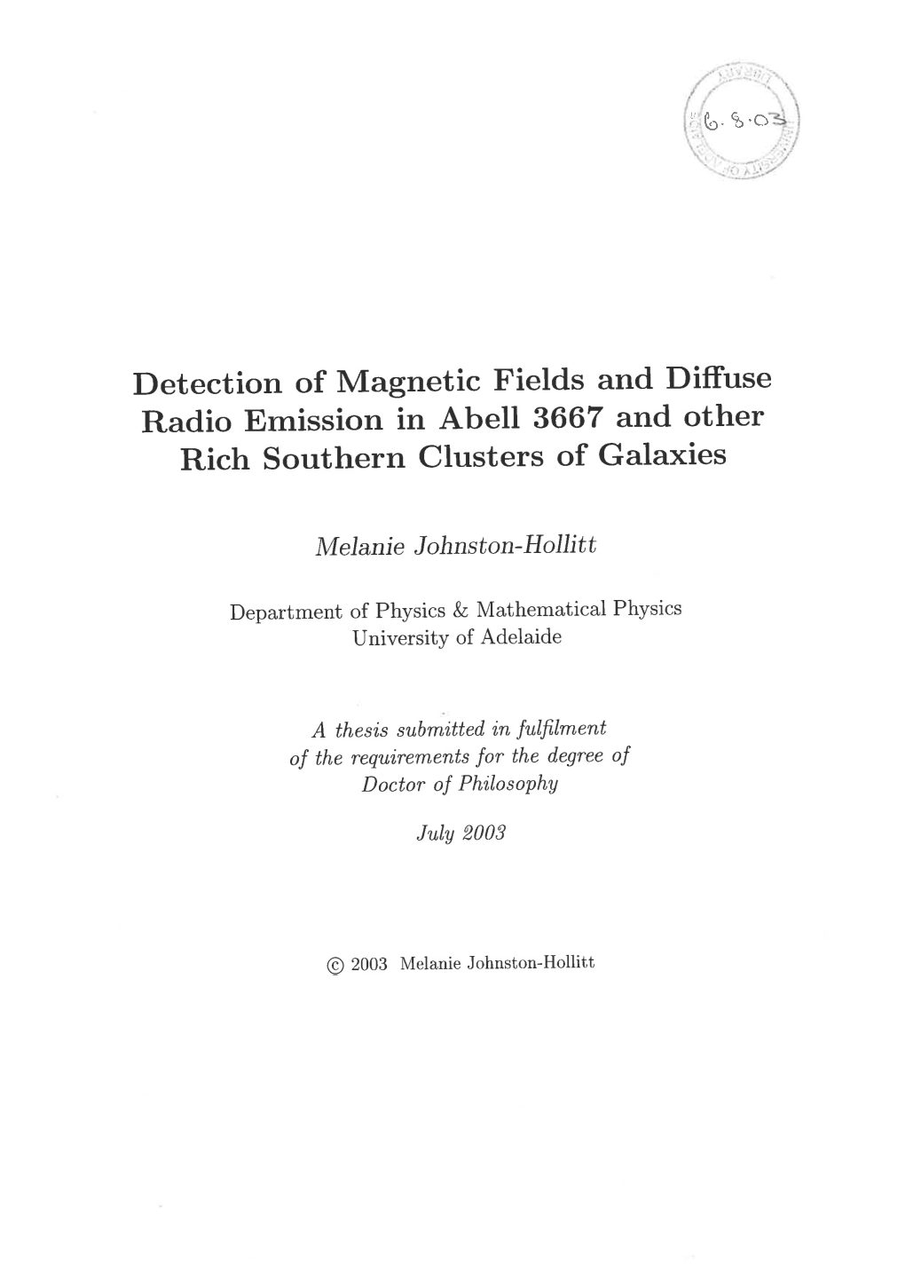 Detection of Magnetic Fields and Diffuse Radio Emission in Abell 3667 and Other Rich Southern Clusters of Galaxies