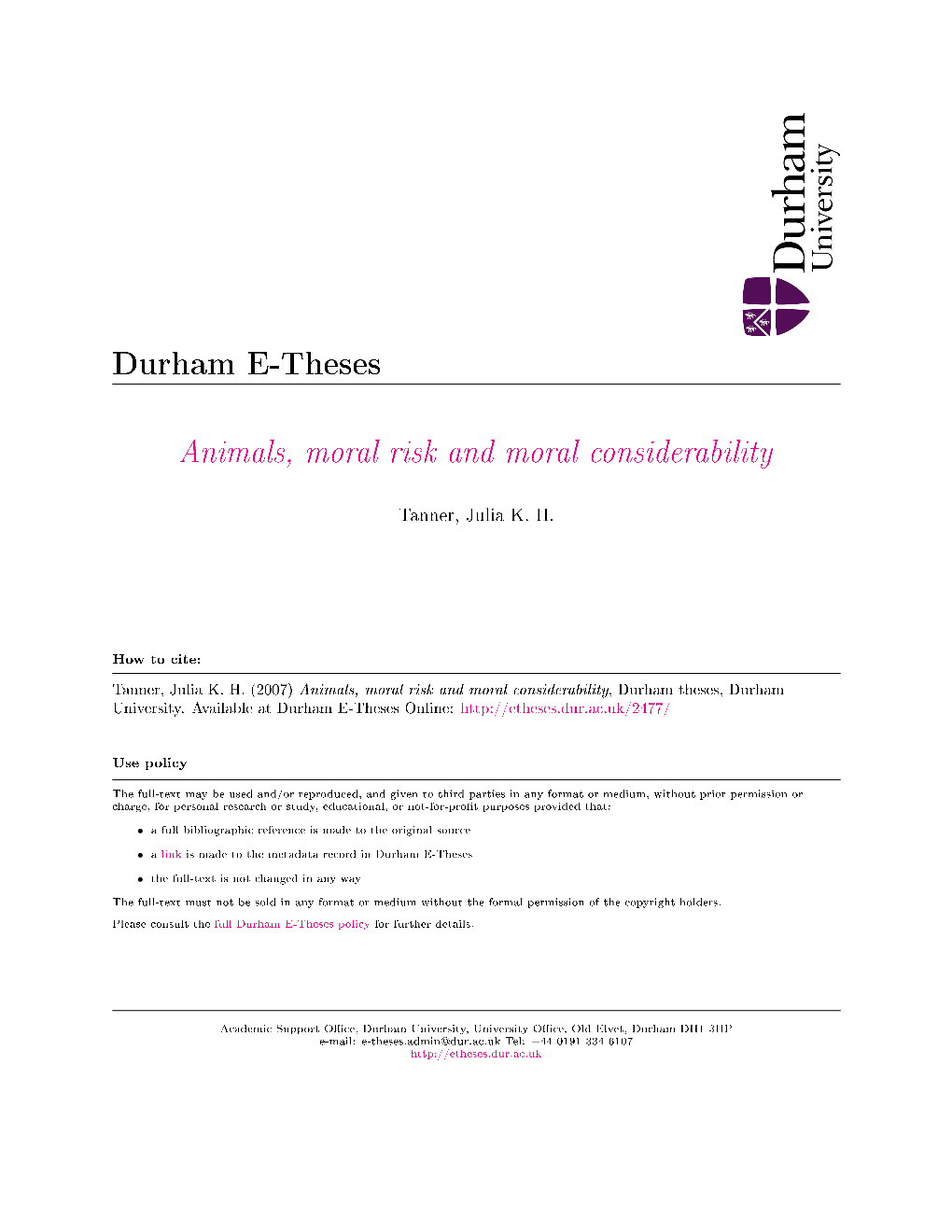 Animals, Moral Risk and Moral Considerability