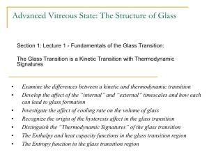 Advanced Vitreous State: the Structure of Glass
