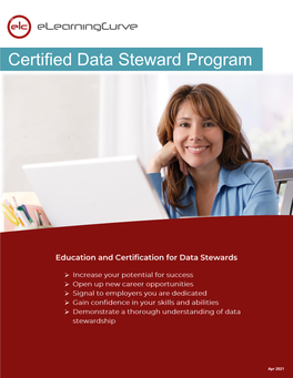 Certified Data Steward Program