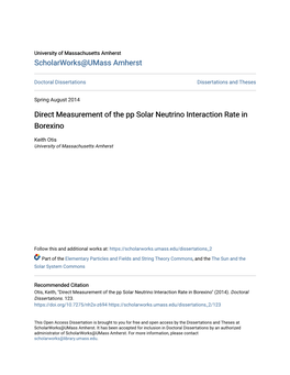 Direct Measurement of the Pp Solar Neutrino Interaction Rate in Borexino