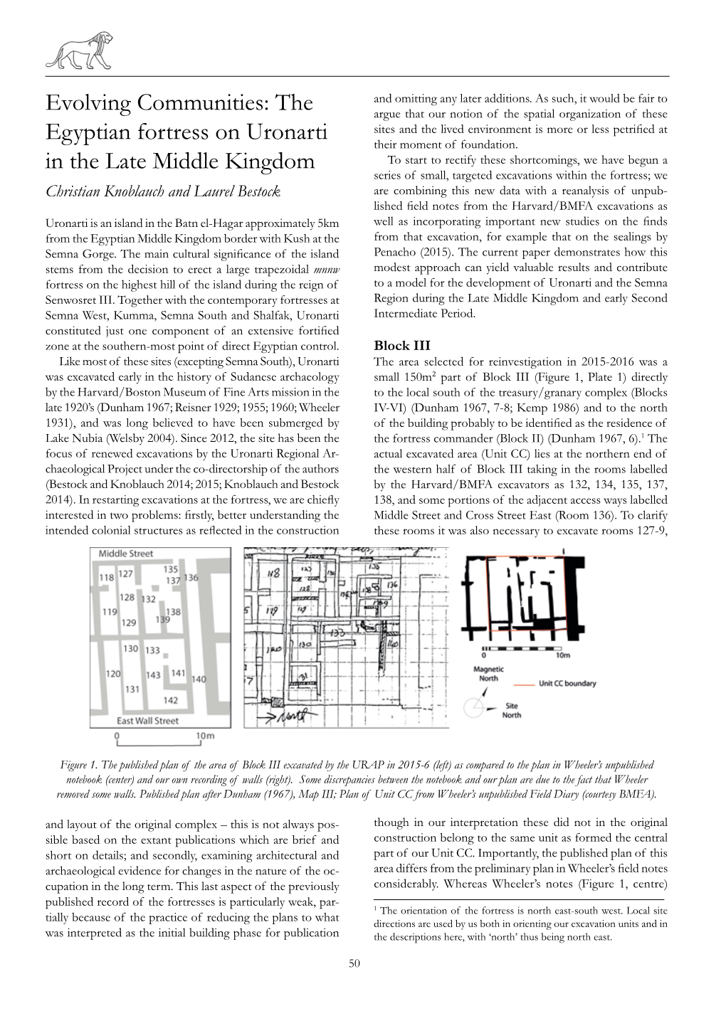 The Egyptian Fortress on Uronarti in the Late Middle Kingdom