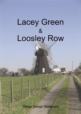 Lacey Green and Loosley Row Village Design Statement