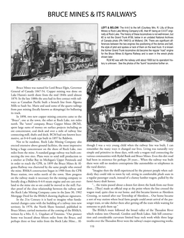 Bruce Mines & Its Railways