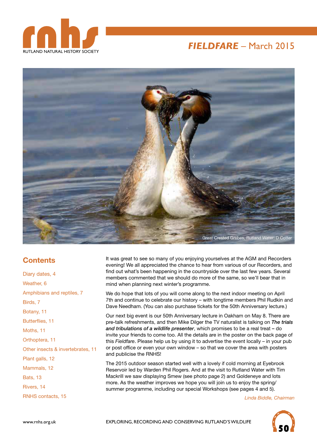 FIELDFARE – March 2015 50