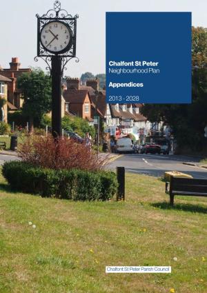 Chalfont St Peter Neighbourhood Plan Appendices 2013