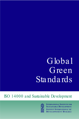 Global Green Standards