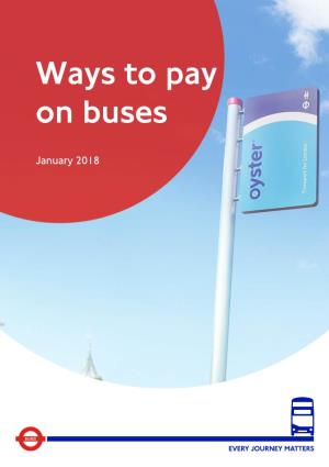 Ways to Pay on Buses