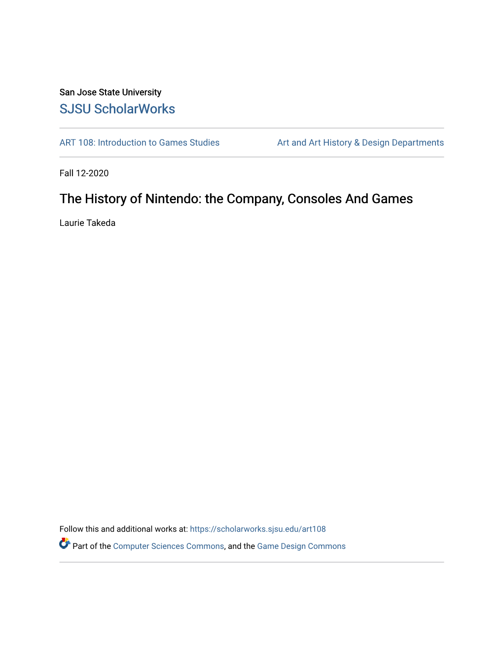 The History of Nintendo: the Company, Consoles and Games