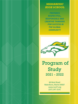 Program of Study 2021