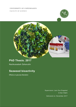 Phd Thesis. 2017 Seaweed Bioactivity