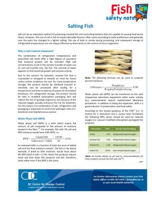 Salting Fish