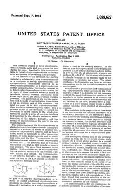 UNITED STATES PATENT OFFICE 2,688,627 DCYCLOPENTADENE CARBOXYFLIC ACDS Charles A