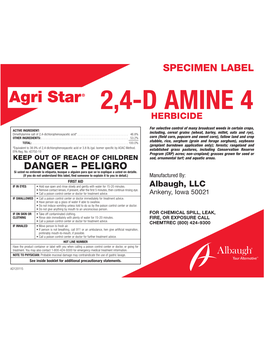 2,4-D Amine 4 Herbicide