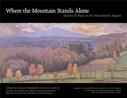 Stories of Place in the Monadnock Region