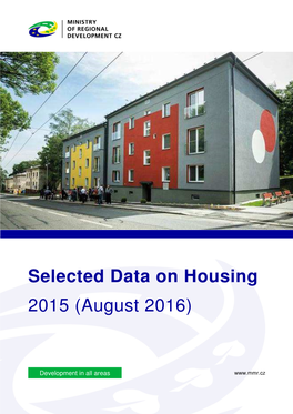 Selected Data on Housing 2015 (August 2016), Klouda