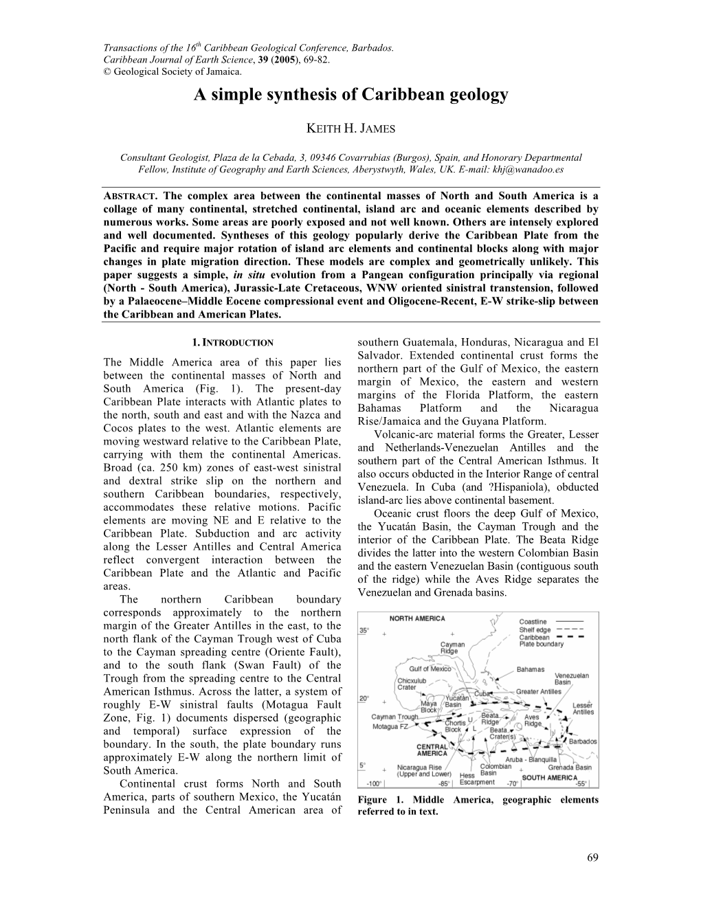 A Simple Synthesis of Caribbean Geology