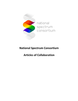 National Spectrum Consortium Articles of Collaboration
