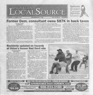 8-233-3100 Cancer Former Dem. Consultant Owes $87K in Back Taxes