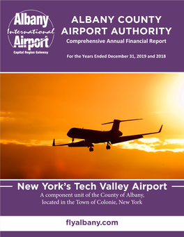ALBANY COUNTY AIRPORT AUTHORITY Comprehensive Annual Financial Report