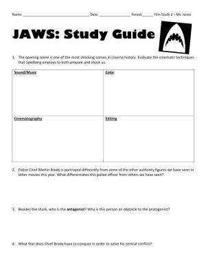 JAWS: Study Guide