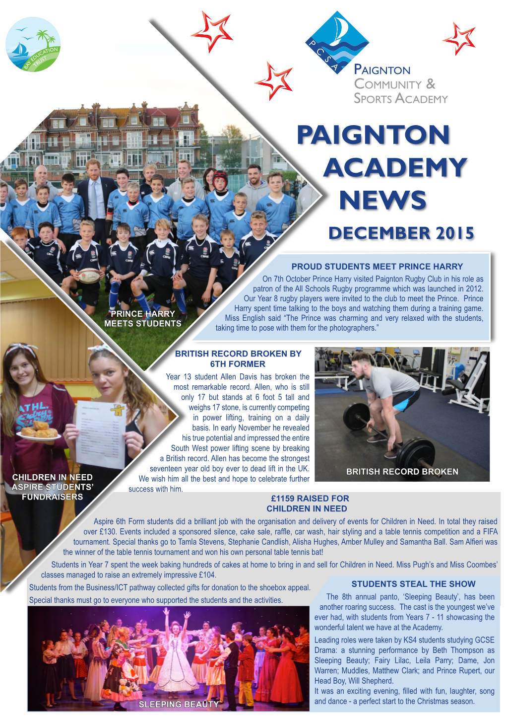 PAIGNTON ACADEMY NEWS December 2015