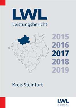 LWL-Leistungsbericht 2017 Für Den Kreis Steinfurt