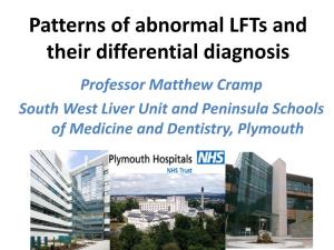 Patterns of Abnormal Lfts and Their Differential Diagnosis