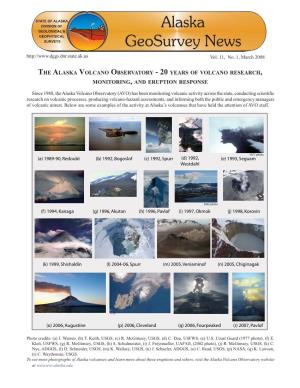 The Alaska Volcano Observatory - 20 Years of Volcano Research, Monitoring, and Eruption Response