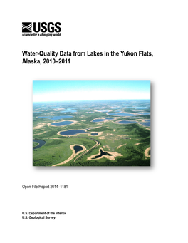 Water-Quality Data from Lakes in the Yukon Flats, Alaska, 2010–2011