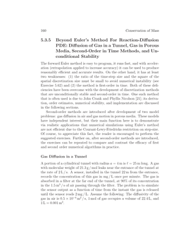 5.3.5 Beyond Euler's Method for Reaction-Diffusion PDE: Diffusion